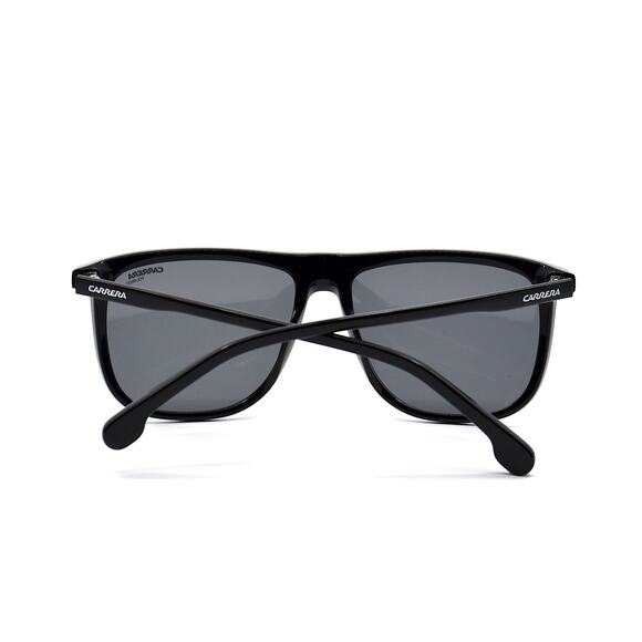 BRAND NEW CARRERA 218/S BLACK GREY POLARIZED AUTHENTIC SUNGLASSES - Picture 8 of 10